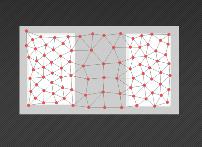 Input regions can be drawn on top of each-other to increase the number of inputs coming from certain regions. This can influence the subsequent node placement