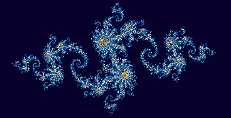 A fractal taken from the Julia set